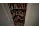 Walk-in pantry stocked with canned goods and other kitchen staples at 1095 Mitchell Crossing Sw Dr, Atlanta, GA 30331
