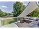 Comfortable outdoor deck with shade covering at 3153 Morgan Box Ne Ln, Buford, GA 30519