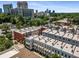 Aerial view of a multi-Gathering community and the city skyline at 304 Stonemont Dr, Atlanta, GA 30305