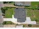 Aerial view of the home's roof, driveway, and yard at 656 S Elizabeth Nw Pl, Atlanta, GA 30318