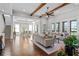 Open concept living and dining space enhanced with hardwood floors and lots of natural light at 2208 Sage Mountain Sw Ct, Marietta, GA 30064