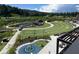 Well-designed community park with pond, covered picnic area, and recreational green space at 5350 Mercedes Dr, Cumming, GA 30041