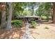 Charming single-story brick home with inviting front porch, lush landscaping, and a welcoming walkway at 4138 Hickory Dr, Powder Springs, GA 30127