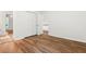 Bedroom view showcases the hardwood floors and closet space at 3617 Lassiter Rd, Marietta, GA 30062