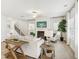 Bright living room featuring hardwood floors, neutral tones, fireplace, and comfortable seating at 2018 Wyndham Pl, Conyers, GA 30013