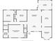 Detailed floor plan of the home highlighting the layout of the main level at 202 Cedar Valley Ct, Canton, GA 30115