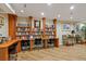 Quiet library featuring bookshelves and desks for reading and work at 1501 Clairmont Rd # 1731, Decatur, GA 30033