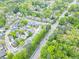 An aerial view of a quiet neighborhood with mature trees at 2238 Parkview Nw Ct, Atlanta, GA 30318