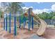 Community playground featuring slides and climbing structure at 2748 Hidden Falls Dr, Buford, GA 30519