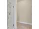 Modern shower features glass door and a sleek, chrome fixture at 1550 Rolling View Dr, Cumming, GA 30040