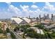 View of Atlanta, Georgia with the Mercedes-Benz stadium in the foreground at 425 Chapel Sw St # 1211, Atlanta, GA 30313