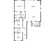 Detailed floor plan showcasing bedrooms, baths, living spaces, kitchen, and laundry layout at 5318 Burrus Ln, Mableton, GA 30126
