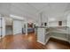 The open basement features a bar, stairs to upper floor, and a living room area at 162 Nouveau Sw Ct, Lilburn, GA 30047