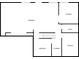 Basement layout featuring storage rooms, bedroom, living space, and easy access stairs at 290 Prescott Dr, Acworth, GA 30101