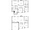 Two-story floor plan displaying a kitchen, bedrooms, garage, living room, dining area, Gathering room and bathrooms at 290 Prescott Dr, Acworth, GA 30101
