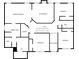 Detailed floor plan showcasing the layout of the primary bedroom, bedrooms, sitting room, bathrooms and walk-in closet at 290 Prescott Dr, Acworth, GA 30101