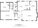 First floor plan featuring living room, dining room, kitchen, and Gathering room at 412 Gray Fox Dr, Canton, GA 30114