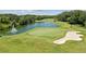 Golf course pond with fountain at 6455 Darely Ct, Cumming, GA 30040