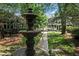 Beautiful courtyard with a decorative water fountain at 1101 Collier Nw Rd # K5, Atlanta, GA 30318