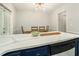 Stylish kitchen with marble countertops, modern lighting, and stainless steel appliances at 1101 Collier Nw Rd # K5, Atlanta, GA 30318