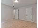 Bedroom featuring neutral carpet, gray walls, and white doors at 3686 Claredun Ct, Cumming, GA 30040