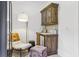 Cozy seating area includes a wet bar, comfortable chair, and stylish decor for relaxation at 1363 Sylvan Ne Cir, Brookhaven, GA 30319