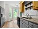 Charming kitchen with granite countertops, stainless appliances, and a window with a view at 4292 Hurt Bridge Rd, Cumming, GA 30028