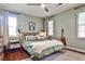 Serene bedroom with hardwood floors, natural light, and calming paint at 55 Delmont Ne Dr # C3, Atlanta, GA 30305