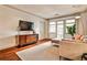 Sun-drenched living room with gleaming hardwood floors and neutral decor at 55 Delmont Ne Dr # C3, Atlanta, GA 30305