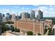Cityscape shot of the Biltmore House in its surrounding cityscape of high-rise buildings and clear blue sky at 30 5Th Ne St # 1010, Atlanta, GA 30308