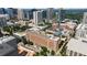 Biltmore House amongst a sprawling cityscape, displaying its central location and access to the city's skyline and amenities at 30 5Th Ne St # 1010, Atlanta, GA 30308