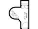 Floor plan of the foyer with a spiral staircase and labeled dimensions at 30 5Th Ne St # 1010, Atlanta, GA 30308
