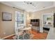 Breakfast nook with natural light, hardwood floors and view of bedroom at 3777 Peachtree Ne Rd # 1216, Atlanta, GA 30319