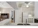 Open concept kitchen with marble countertops with stainless steel sink at 3777 Peachtree Ne Rd # 1216, Atlanta, GA 30319