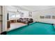 Finished basement featuring a pool table and comfortable seating area at 231 Cross Gate Dr, Marietta, GA 30068