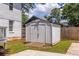 Backyard featuring storage shed with easy access from driveway at 2010 2Nd Ave, Decatur, GA 30032