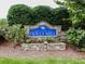 Stone entrance sign for The View at Holly Mill community at 232 Oconee Way, Canton, GA 30114