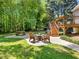 Inviting backyard with a wooden deck, patio, and outdoor seating area at 5020 Bayberry Dr, Cumming, GA 30040