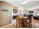 Open dining area with views into the living room at 5020 Bayberry Dr, Cumming, GA 30040