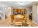 Cozy dining room with wood furnishings and natural light at 5020 Bayberry Dr, Cumming, GA 30040