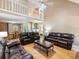 Spacious living room with vaulted ceilings and a view of the second-story loft at 5020 Bayberry Dr, Cumming, GA 30040