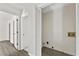 Functional laundry area with hookups, convenient storage, and easy access to other rooms at 8649 Cedar Creek Rdg, Riverdale, GA 30274