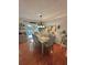 Dining room boasts hardwood floors, neutral decor, and access to the outdoor area at 227 Bennett Farms Trl, Acworth, GA 30102