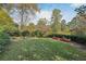 Lush backyard with a soccer net and well-maintained lawn at 2653 Partridge Trl, Duluth, GA 30097