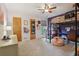 Bedroom featuring a unique lofted bed setup with a desk and play area at 2653 Partridge Trl, Duluth, GA 30097