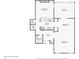 First floor layout with kitchen, living room, dining room, sunroom, sitting room, bathroom, and foyer at 2653 Partridge Trl, Duluth, GA 30097