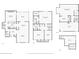 Complete home layout with first, second, and basement floors, showing all rooms and dimensions at 2653 Partridge Trl, Duluth, GA 30097