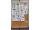 Community bulletin board displaying upcoming events and neighborhood information at 300 Johnson Ferry Ne Rd # B808, Atlanta, GA 30328