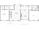 Detailed first floor plan featuring a Gathering room, kitchen, dining room, and garage at 207 Lees Lake Rd, Fayetteville, GA 30214