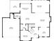 Detailed floor plan showcasing the layout of the main level at 2688 Beddington Way, Suwanee, GA 30024
